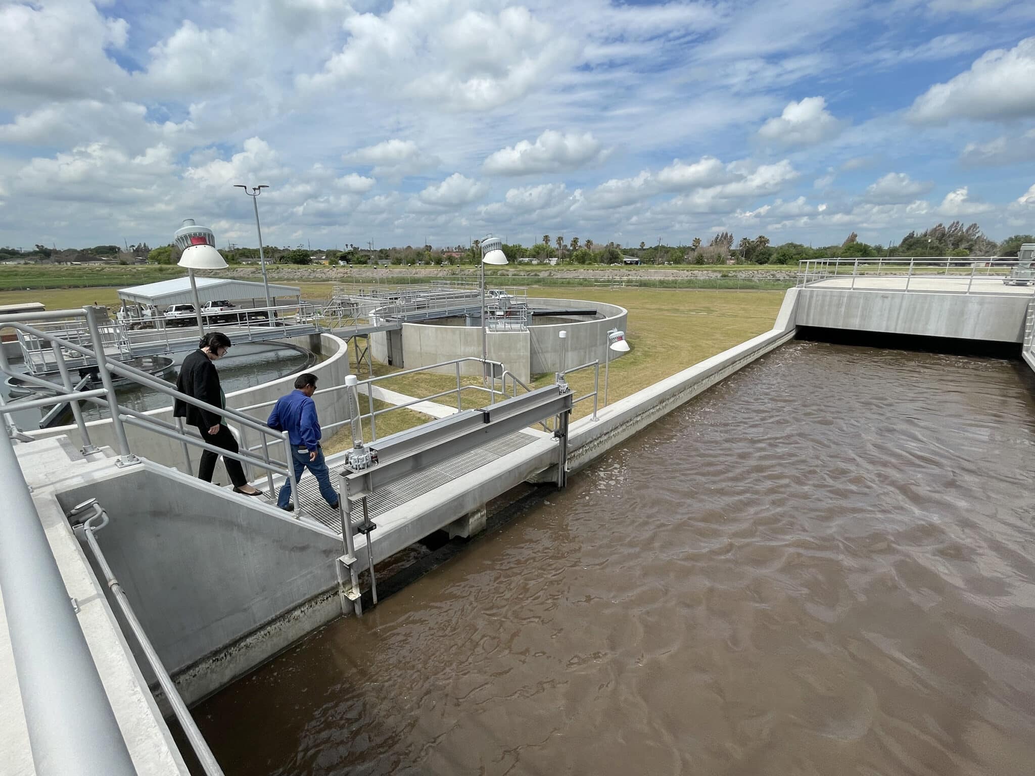 Wastewater treatment plant in Mila Doce.